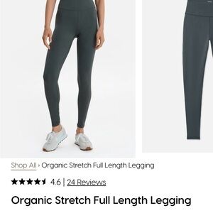 MATE the Label Organic Stretch Full Length Legging - Dark Green